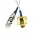 FME Female To SMA Female Flange jack Panel Mount RF Jumper Connector RG316 Cable