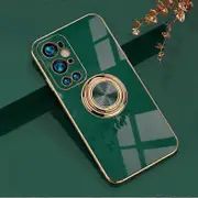 Suitable For Oneplus 9 Pro Fashion Protective Case With Ring Case Feature Phone Case-green