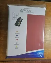 Ultimate Guard - 18 pocket Xenoskin ZipFolio - Red
