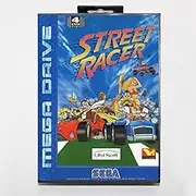 Royal Retro Street Racer 16bit MD Game Card For Sega Mega Drive/ Genesis with Retail Box-(PAL-E)