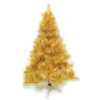 在飛比找PChome24h購物優惠-【摩達客】台灣製3尺/3呎(90cm)特級金色松針葉聖誕樹裸