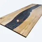 Custom Epoxy Resin Dining Table Tops, Kitchen Slab Table, Epoxy Resin Home Decor