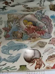 VTG Mermaid Beach Coastal Nautical Junk Journal Sticker Ephemera Scrapbook