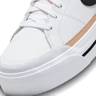 NIKE 女 WMNS COURT LEGACY LIFT流行餅乾鞋厚底增高休閒鞋-DM7590-100 廠商直送