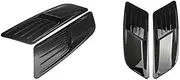 Black Universal Car Accessories Front Hood DIY Vent Scoop Air Duct Flow Intake Decor Bonnet Cover Exterior Decoration Parts