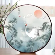 Cross Stitch DIY Kit Songhe Yannian Pine Trees and Cranes Kill Times De-stress