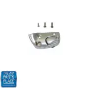 1967-1969 Camaro Firebird Convertible Brushed Sunvisor Mounting Bracket – LH