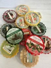 Yankee Candle TARTS Lot 13 Christmas Cookie Cotton Mistletoe Vanilla Apple Balsa