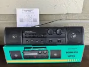 Vintage Suntone Boom Box System Radio Speakers 1996 Unused in Original Box