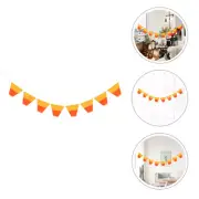 Harvest Bunting Flag Garland Cotton Pennant Garland Cloth Bunting Party Banner
