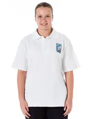 White Polo Top-Snr