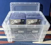 Premium Toploader Storage Box Vault Stackable Case (HOLDS 120 TOPLOADERS)