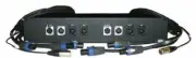 Custom Patch Panel Rack Audio Wired (2) XLR, (2) 4 pole tails