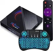 Android 10.0 TV Box, H96 MAX 4GB+32GB Allwinner H616 Quad-Core 64Bit ARM Corter-A53 CPU/2.4+5G Dual WiFi/BT 4.0/H.265/3D/6K Set Top Box,4gb+64gb