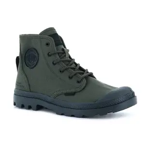 PALLADIUM PAMPA HI HTG SUPPLY有機棉軍靴-中性-墨綠