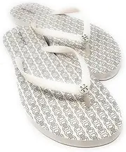 [Tory Burch] 144177 Women's Chelsea Flip Flop Sandals, Black-ivory the Flower