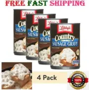 (4 pack) Libby's Country Sausage Gravy, 15 oz Can - Great Price.
