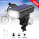 Asafee 300-400Lm Z-300A 3Xt6 Led 強亮度戶外自行車燈帶定焦後按鈕開關內置電池 Type-