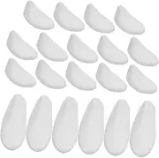 [NOLITOY] 10 Pairs Shoe Stretcher Hand-making Insoles Shoe Inserts for Comfort Insoles for Trainers Sole Inserts Men Shoe Shape Keeping Tool Shoe Trees Supports Shoe Shape Inserts Foam White
