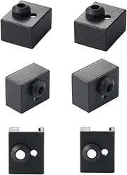 6Pcs 3D Printer Silicone Sock，Ender 3 S1/Ender 3 S1 pro Heater Block Silicone Sock Compatible for Creality Sprite Extruder Hotend, Ender 3 S1/Ender3 S1 Pro/CR10 Smart Pro/Sermoon V1 3D Printer,