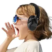 Hearing Protection for Kids - Adjustable Noise Cancelling Ear Plugs for Kids | Comfortable Soundproof Safety Earmuffs for Learning, Relaxing, Reading, Travel, Concerts, Events, black, Siehe