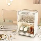Dust-proof Cup Storage Cabinet Light Luxury Shelf Tea Set Storage Box Household