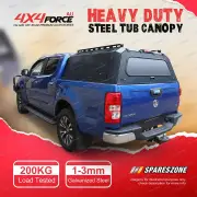 4X4FORCE Ute 200KG Load Steel Tub Canopy for Mitsubishi Triton MQ MR Dual Cab