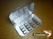 RICHARD WHEATLEY 6 INCH CLIP FLY BOX LARGE CLIPS - NEW 1661 FLYBOX MADE IN UK