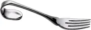 Mepra AZB10001121 Table Fish Fork Happy, Stainless Steel