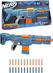 Nerf Elite 2.0 Echo CS-10 Manual Blaster, for Ages 8 and Up, Includes 24 Official Darts + 10 Authentic Clips, Removable Stock & Barrel, Outdoor Toy, Christmas Toy, Christmas Gift, Authentic Product