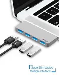 在飛比找樂天市場購物網優惠-WiWU 4 in 1 USB-C hub 擴充器 for 