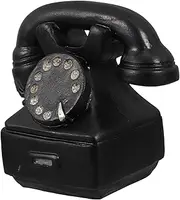 NOLITOY Vintage Mini Telephone Ornament Retro Dollhouse Decor Unique Design Compact Home Office Decoration Charming Aesthetic for Collectors and Enthusiasts