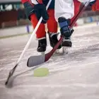 Hockey Puck Glow in Dark for Kids Adults Light up Green Ice Hockey Ball