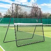 Tennis Practice Rebounder Net, 6.5 X 6.5ft Rebound Wall Tennis Net for Tennis & Racquet Sports Ball, Portable Sports Ball Pickleball Tennis Backboard Net for Tennis Court Backyard Outdoor Training