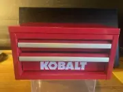 Kobalt Mini 2 Drawer Steel Tool Box NEW RED COLOR 25th Anniversary NEW