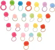 ULDIGI Hair Ties Set for Girls 40pcs Mini Hair Bands Ponytail Holders Ropes Accessories