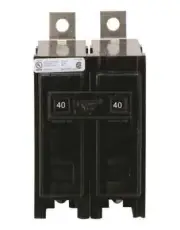 EATON BAB2040 CUTLER HAMMER DOUBLE 40AMP 240V BOLT ON CIRCUIT BREAKER