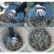 Poly Leaf Scoop Grabber Easy Pickup Large Piles of Leaves High Quality 12.5 in.