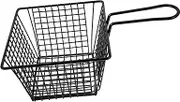 Mesh Frying Basket Versatile Deep Fry Container for Fish Shrimp and French Fries Sleek Design Construction for Home and Professional Kitchens