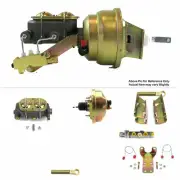 1964-66 Ford Mustang Firewall Mount Power 8" Single Brake Booster Kit Disc/Disc (for: Ford)