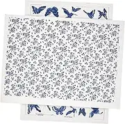 Beatifufu 2 Sheets Underglaze Flower Decal Paper for Ceramic DIY Cuttable Transfer Paper for Pottery Safe and Versatile Durable Decorating for Unique Designs