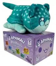 Aphmau MeeMeows StingRay Blue Cat Common Under The Sea 6" Plush Litter 5 New