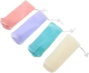 PLAFOPE 8pcs Foam Soap Travel Soap Thick Soap Exfoliating Soap Pouch Soap Sleeve Soap Bar Exfoliating Soap Soap Saver Pouch Bar Soap Saver Polyester