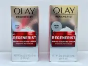 2 OLAY Regenerist Advanced Anti-Aging Micro-Sculpting Cream 0.5 oz Trial size