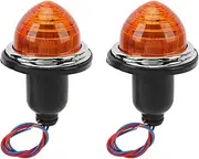3RD Third 2PCS 72mm Rear Brake Stop Light DC12V Fit For Classic Mini Morris Minor Traveller For Lucas L594 LPB630 Car Brake Lights(B)