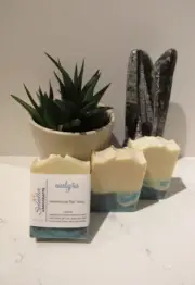 Lavender - Moisturizing Handmade-Homemade Clay Bar Soap - Almond Milk Wt. 4oz