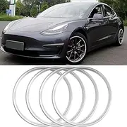 LISHAOHU Tyre Protection Ring, 4-Piece Protective Ring Made of High-Strength Nylon Material, Car Decoration Protection Ring, Scratch-Resistant, Friction-Resistant, Suitable for All Types of Vehicles