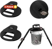 Mouse Traps Indoor for Home - 2 Pack Trap Bucket Lid 2 - Black