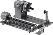 R1 Pro Multifunctional Chuck and Rotary Roller for Laser Engraver, 180° Adjustable Claw Disc Roller Engraving Accessories with 3 Jaws for Engraving Cylindrical and Spherical Objects, Irregular Items