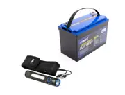 Adventure Kings 120Ah Lithium Battery Prismatic Cells LiFePO4 + Lithium Rechargeable Torch